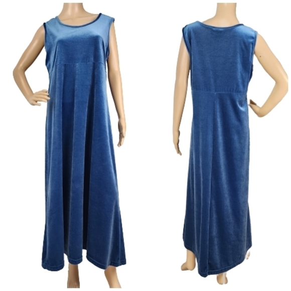 Diane Von Furstenberg The Color Authority Velvet Dress/Cardigan Set Size Large - Picture 3 of 13